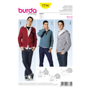 Burda Young -Schnittmuster -Jacke - Shirt - 7734