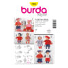Burda Style Schnittmuster - Puppenkleider - 3 verschiedene Sets - Nr. 7903