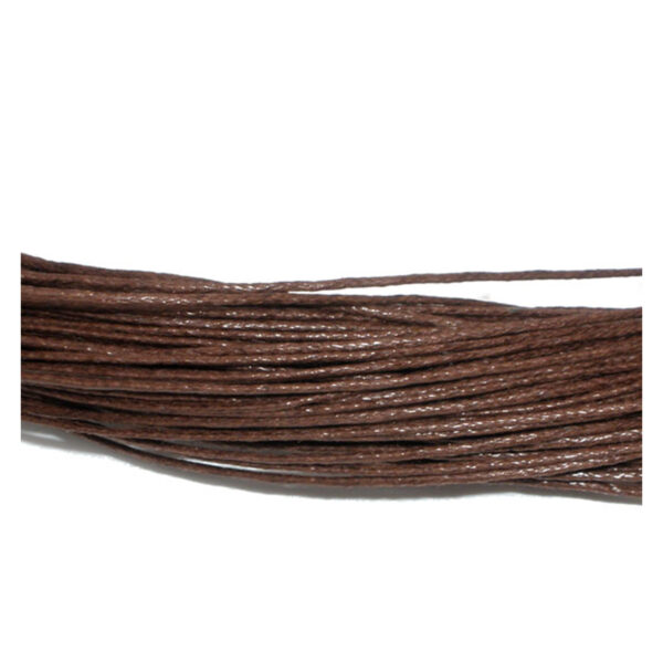 0.16EUR/m - 1mm starke gewachste Baumwollschnur - 20m - Schmuckherstellung – Bild 3