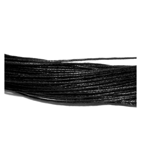 0.16EUR/m - 1mm starke gewachste Baumwollschnur - 20m - Schmuckherstellung – Bild 4