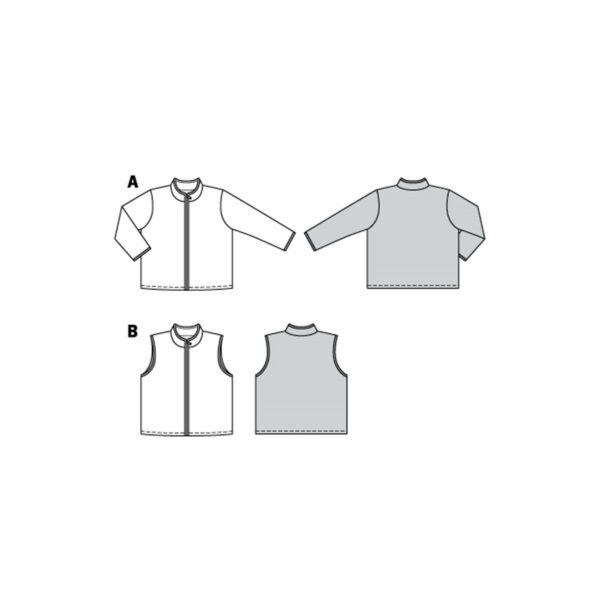 Burda Kids Schnittmuster - Jacke und Weste - Nr.9290 – Bild 7