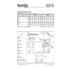 Burda Style Schnittmuster - Kleid - Mädchenkleid - gekräuselter Rock - Nr. 9373 – Bild 6