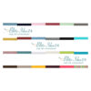 1.73 EURO/ m - Jersey  Paspelband - 3m Oaki Doki -  12mm - Blautöne