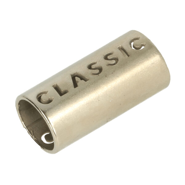 Kordelenden, 1 Paar (2Stck), Länge 26mm, Durchzug für 8mm Kordel, Metall – Bild 5