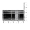 Elastikband - Elastic-Band - Lurex - Meterware - 40 mm - sw/silber - kariert - beidseitig – Bild 3