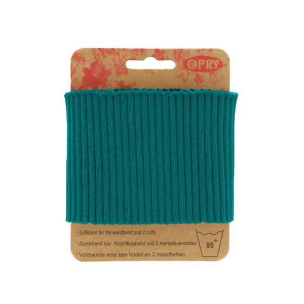 Strickbündchen - Opry - Cuff - Bündchen - 7cm x 110cm - elastisch - dunkle Farben – Bild 5