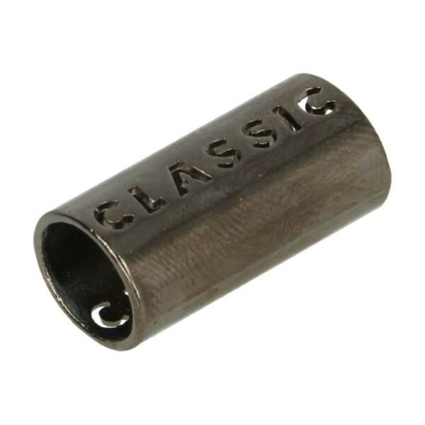 Kordelenden, 1 Paar (2Stck), Länge 26mm, Durchzug für 8mm Kordel, Metall – Bild 3