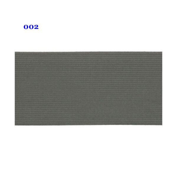 1 Meter Elastikband - Gummiband  Zierband - 60 mm  uni - schwarz/weiß/grau – Bild 6