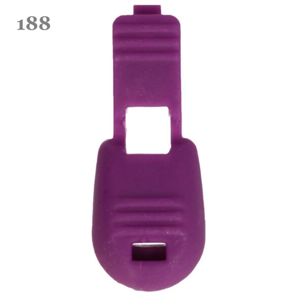 5 Paar (10 Stk.) Kordelenden klappbar - für 2-6mm Kordeln - Kunststoff - Farben – Bild 5