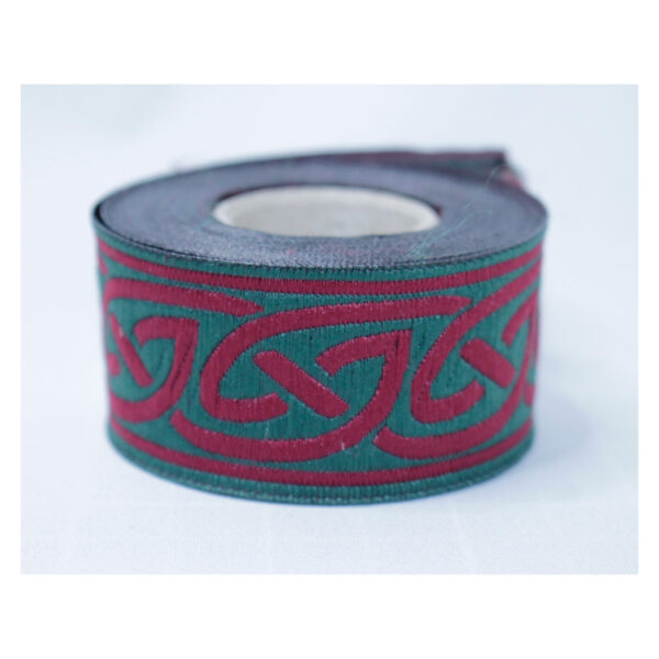 mittelalterliche Borte - 1m keltische Borte - keltische Knoten - 33mm - verschiedene Farben – Bild 7