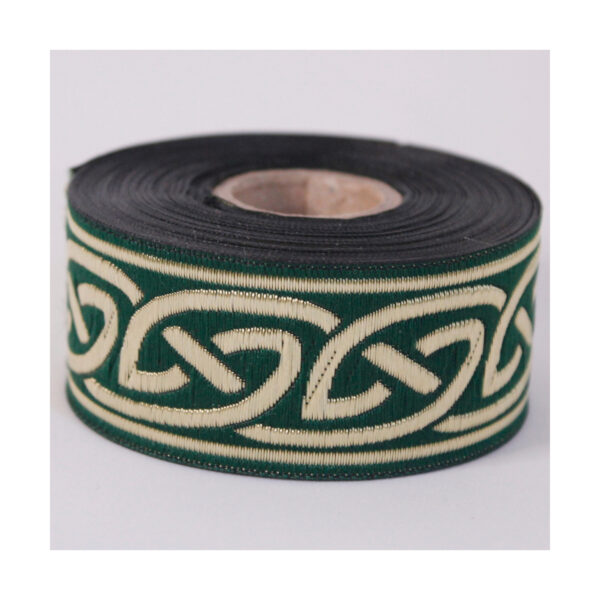 mittelalterliche Borte - 1m keltische Borte - keltische Knoten - 33mm - verschiedene Farben – Bild 8