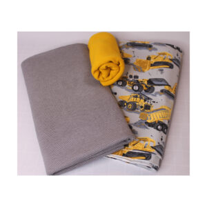 Stoffpaket, Jersey - Kinderbekleidung, Kombination - Baufahrzeuge - SPJ 31
