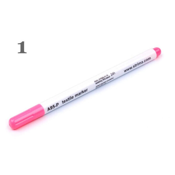 Markierstift für Textilien - Textilmarkierer - selbst löschend - 2 Farben – Bild 2