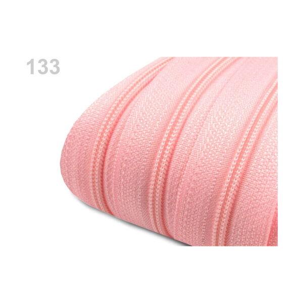 0,71EURO/m) - 5m endlos Reißverschluss - 3mm-Spirale - inkl.10 Zipper - Rottöne – Bild 2