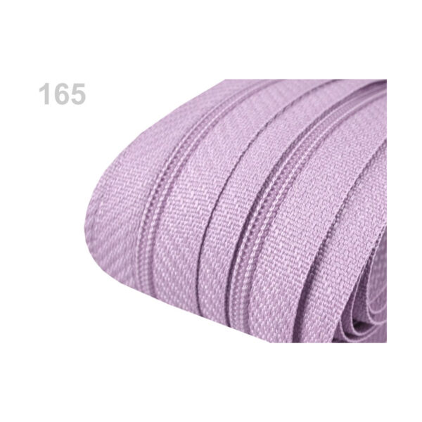 0,71EURO/m) - 5m endlos Reißverschluss - 3mm-Spirale - inkl.10 Zipper - Blautöne – Bild 2