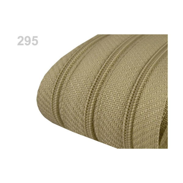 0,71EURO/m - 5m endlos Reißverschluss - 3mm-Spirale - inkl.10 Zipper - Brauntöne – Bild 4