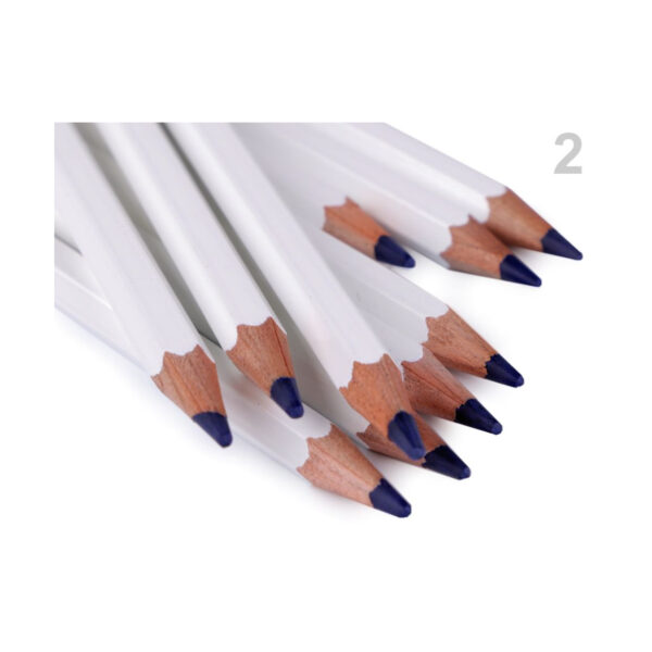 Amann Schneiderkreidestifte - Set, Kreidestift - weiß und blau – Bild 3