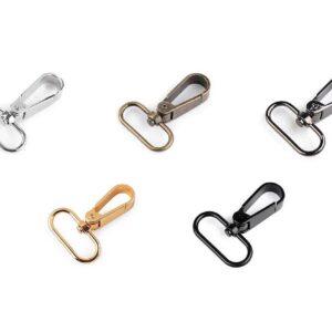 2 Stk. Karabiner - Karabinerhaken für 30mm Gurtband / Schlüsselband - Farben