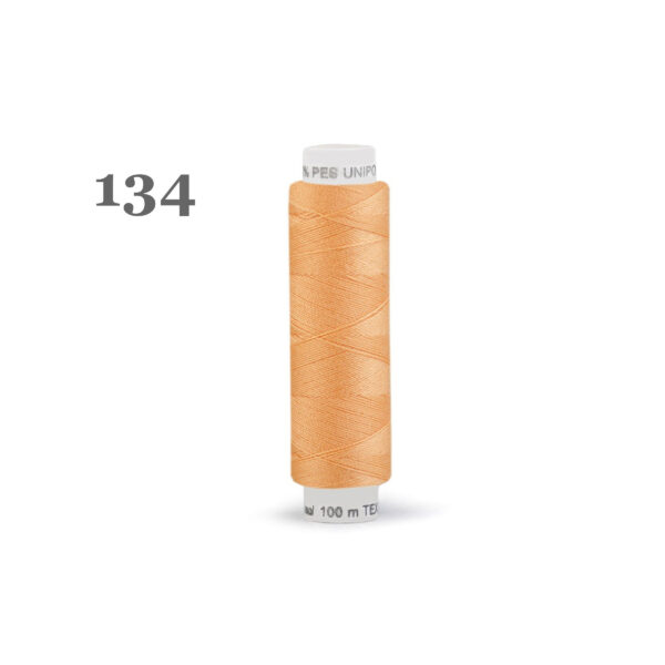 1 Spule - 100m - Polyester Nähgarn - TEX 14x2 - Unipoly 120 - verschiedene Farben – Bild 2