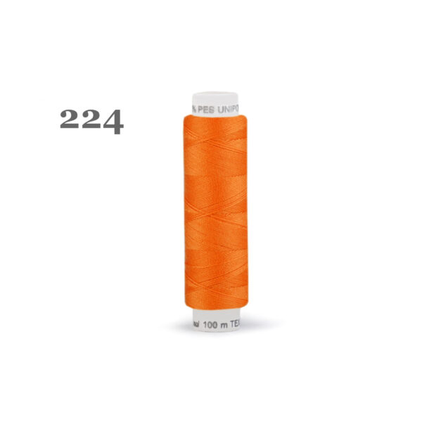 1 Spule - 100m - Polyester Nähgarn - TEX 14x2 - Unipoly 120 - verschiedene Farben – Bild 3