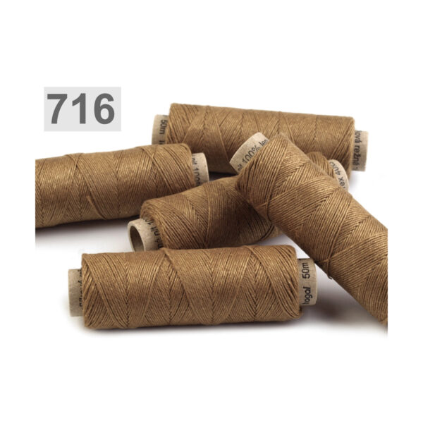 1 Rolle - 50m Leinengarn - Garn - verschiedene Farben – Bild 9