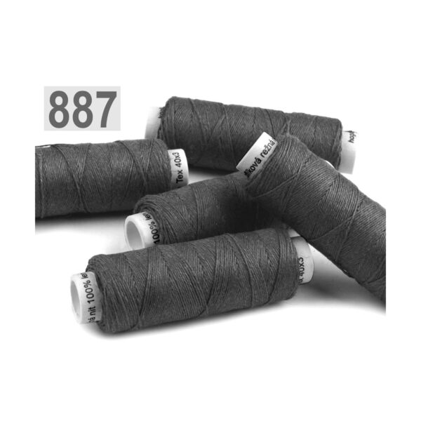 1 Rolle - 50m Leinengarn - Garn - verschiedene Farben – Bild 3