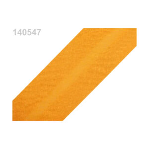 1.25EUR/m - 3m Schrägband, Baumwolle - 30mm - Weiß und Gelbtöne