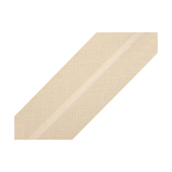 1.25EUR/m - 3m Schrägband, Baumwolle - 30mm - Weiß und Gelbtöne – Bild 8