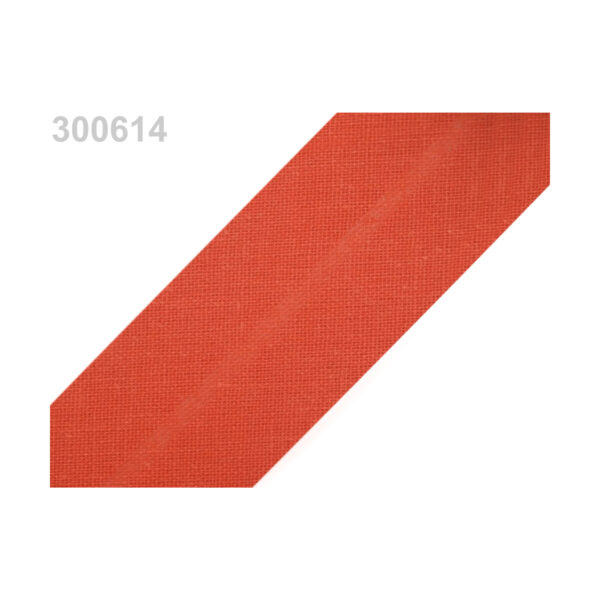 1.25EUR/m - 3m Schrägband, Baumwolle - 30mm - Rottöne – Bild 2