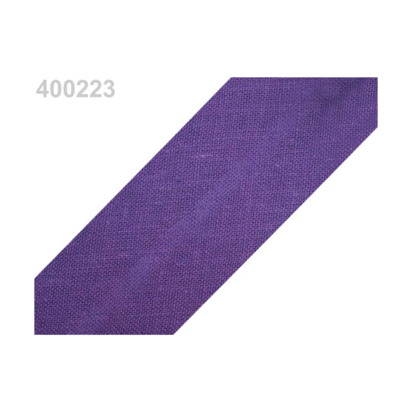 1.25EUR/m - 3m Schrägband, Baumwolle - 30mm -Blautöne – Bild 5