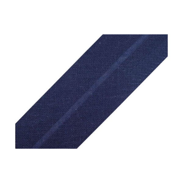 1.25EUR/m - 3m Schrägband, Baumwolle - 30mm -Blautöne – Bild 3