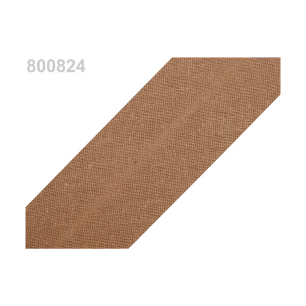 1.25EUR/m - 3m Schrägband, Baumwolle - 30mm -Brauntöne und Schwarz
