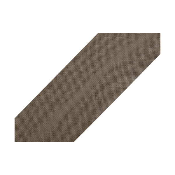 1.25EUR/m - 3m Schrägband, Baumwolle - 30mm -Brauntöne und Schwarz – Bild 2