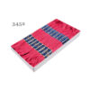 Nitarna Stickgarn - Mouline - 8m - 6-fädig - Hellrot – Bild 5