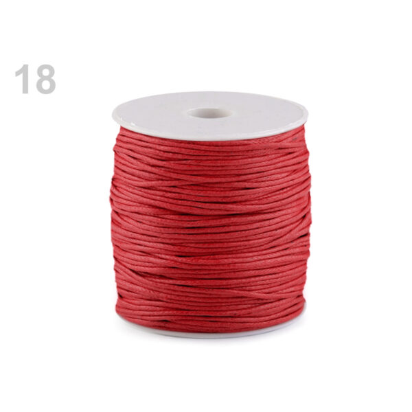 0.17EUR/ 1m- Baumwollschnur gewachst -1,5-2mm -10m - verschiedene Farben – Bild 5