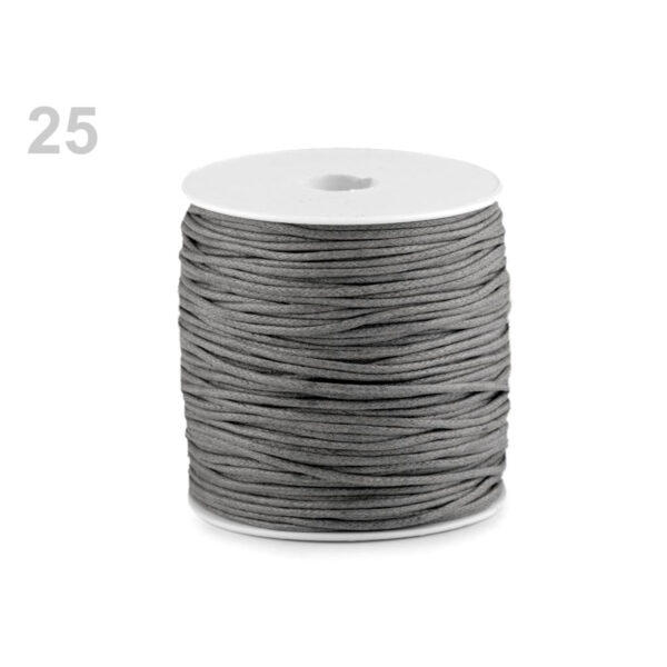 0.17EUR/ 1m- Baumwollschnur gewachst -1,5-2mm -10m - verschiedene Farben – Bild 4