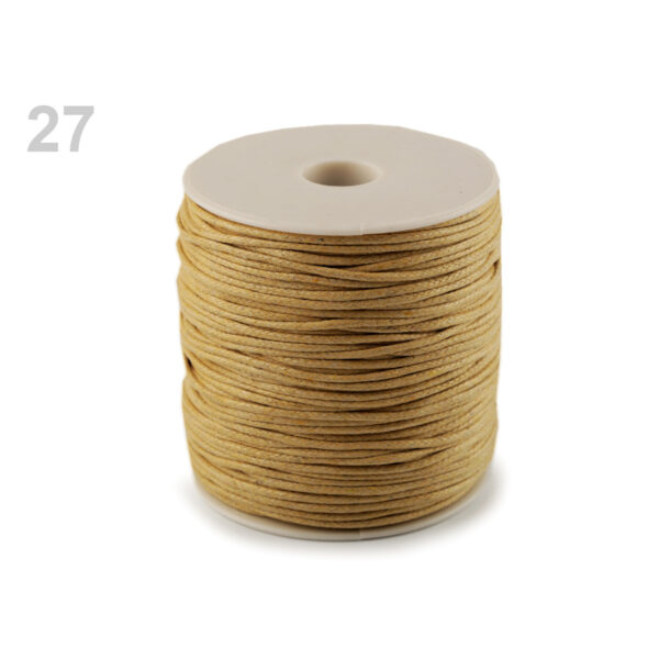 0.17EUR/ 1m- Baumwollschnur gewachst -1,5-2mm -10m - verschiedene Farben – Bild 3