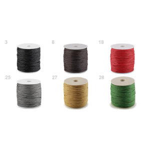 0.17EUR/ 1m- Baumwollschnur gewachst -1,5-2mm -10m - verschiedene Farben
