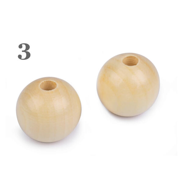 5 große Holzkugeln Deko Kugeln Dekoperlen - Ø 40 mm - lackiert - versch. Farben – Bild 4