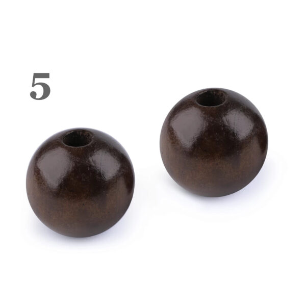 5 große Holzkugeln Deko Kugeln Dekoperlen - Ø 40 mm - lackiert - versch. Farben – Bild 6