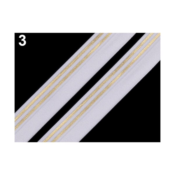 1.10EUR/ 1m - 3m Faltgummi - elastisches  Einfassband - verschiedene Farben – Bild 4