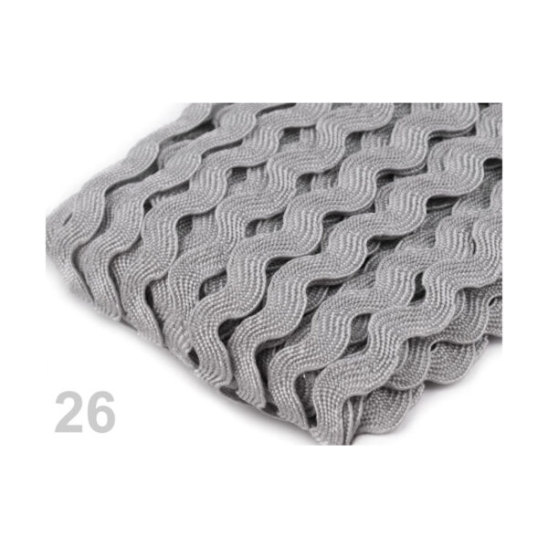 0.48EUR/m - 5m  Zackenlitze - 5 mm - verschiedene Farben – Bild 17