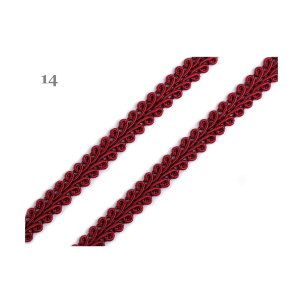 1m Borte für Trachten - Trachtenborte, Verzieren - 8 mm - versch. Farben – Bild 6