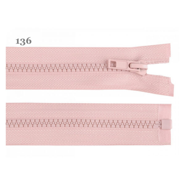 Reißverschluss - Kunststoff - 5mm - teilbar - 60 cm lang - viele Farben – Bild 4