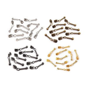 Zipper - für Reißverschlüsse mit 3mm Spirale  - 5 Schieber - versch. Farben