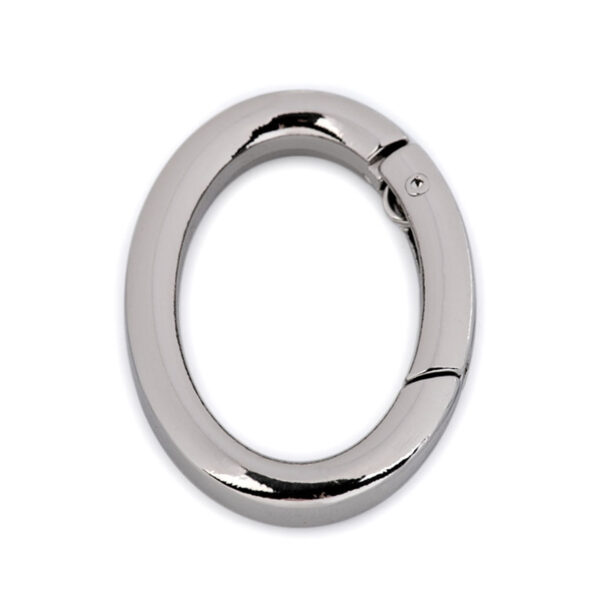 Taschenring - Karabiner - ovale Karabiner - 28 x  38mm - verschiedene Farben – Bild 2