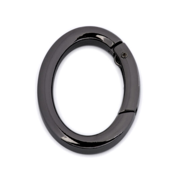 Taschenring - Karabiner - ovale Karabiner - 28 x  38mm - verschiedene Farben – Bild 4