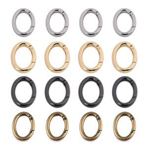 Taschenring - Karabiner - ovale Karabiner - 28 x  38mm - verschiedene Farben
