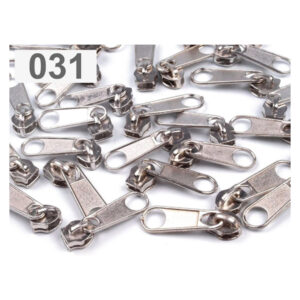 10 x Zipper - für Endlosreißverschluss - 3mm - verschiedenen Farben