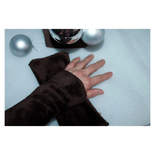 Armstulpen - Ärmelverlängerung - Polarfleece - verschiedene Farben -  STPF - senf – Bild 2